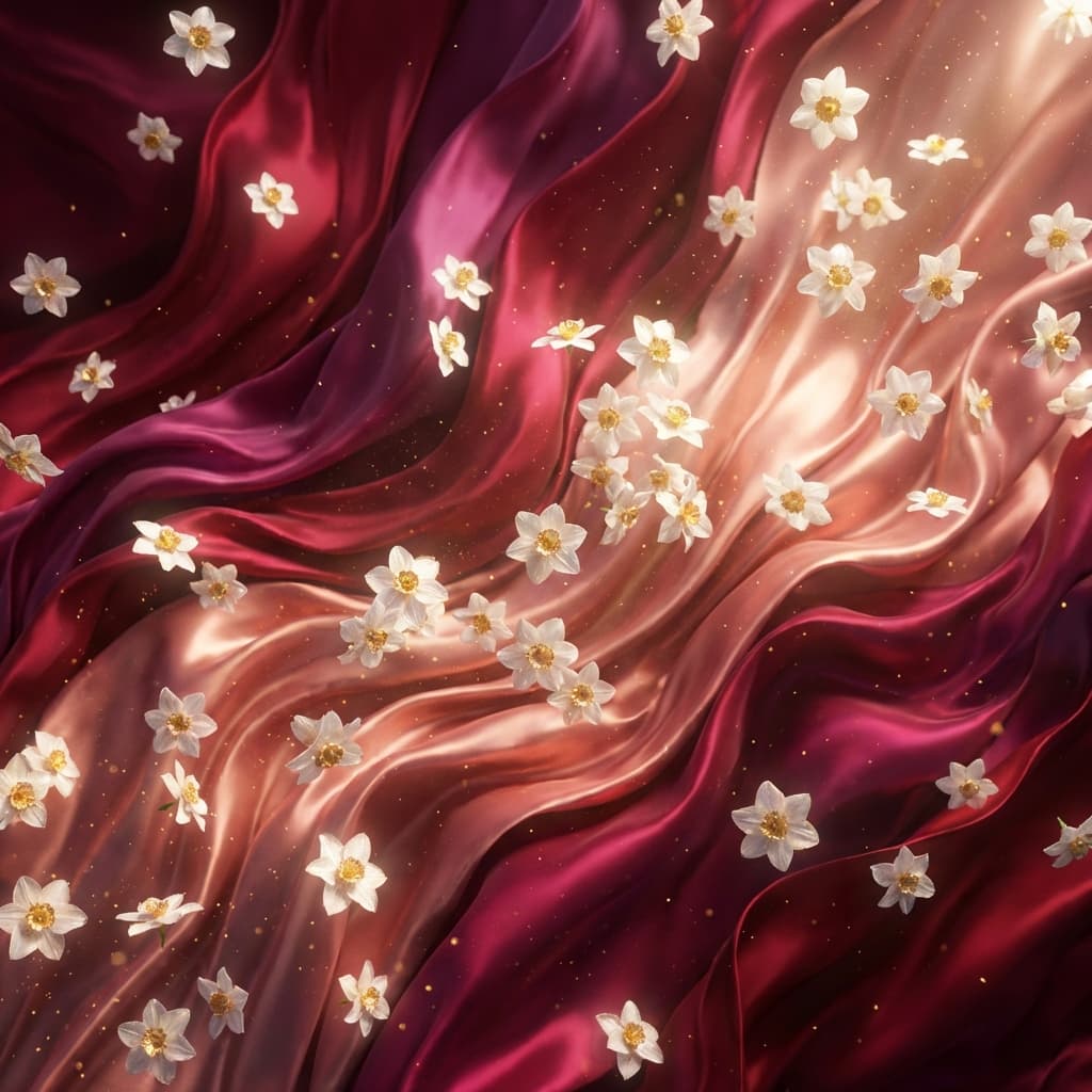 Abstract Narcissus Background